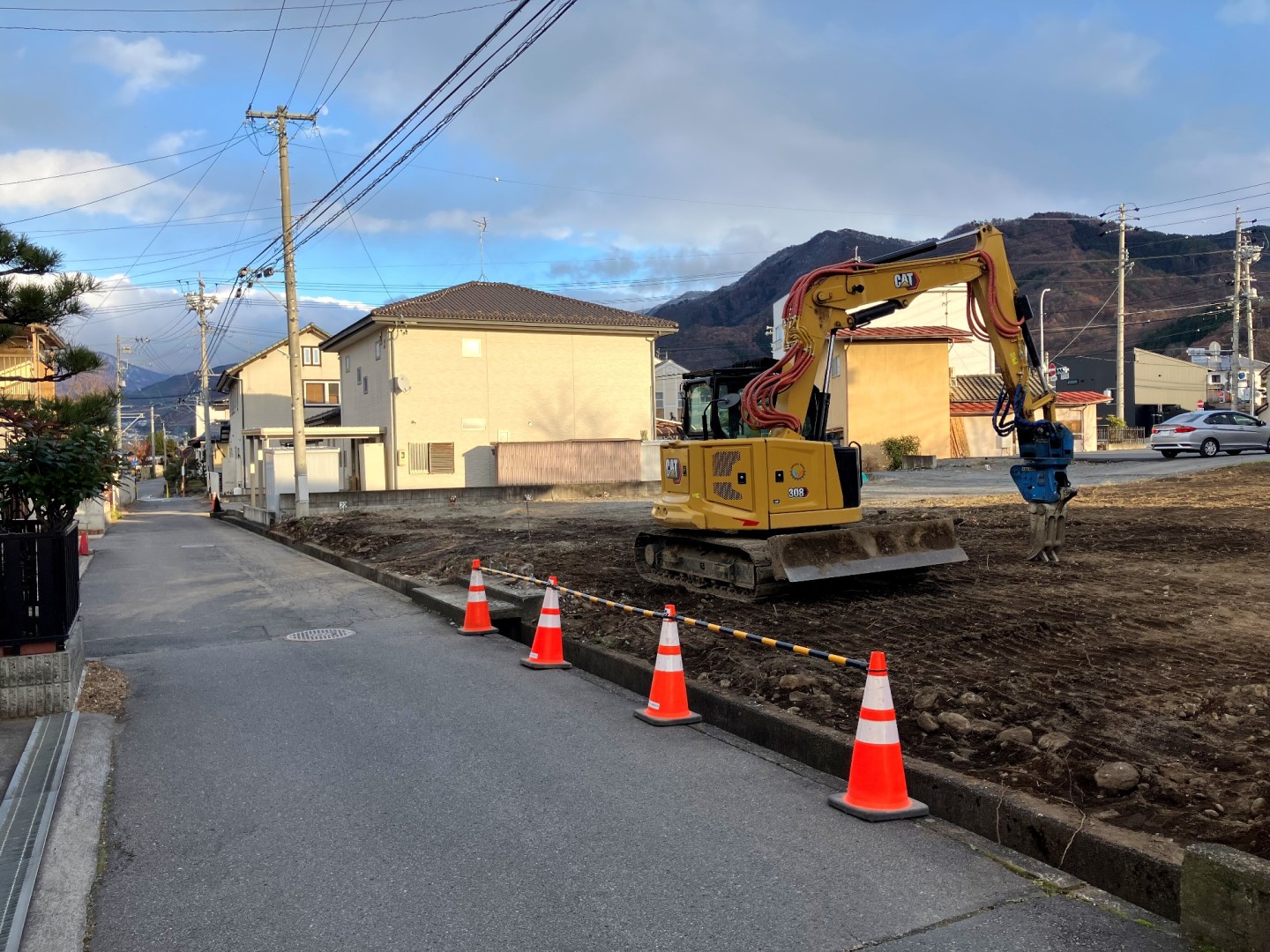 前面道路（北側）